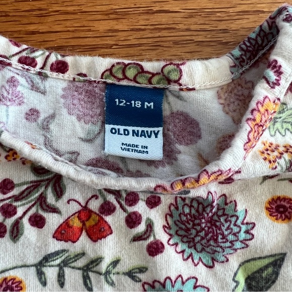 Old Navy Long Sleeve Floral Dresss - Picture 3 of 4